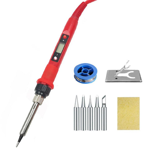 80W Digital Electric Soldering Iron Set - EveryWares