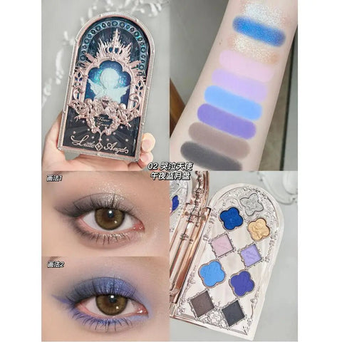 9 Color Flower Knows Little Angel Eyeshadow Palette - EveryWares