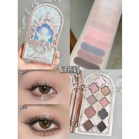 9 Color Flower Knows Little Angel Eyeshadow Palette - EveryWares