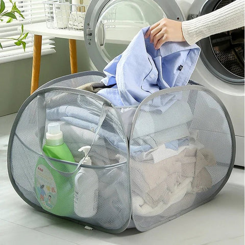 90L Collapsible Laundry Basket Foldable Pop - EveryWares