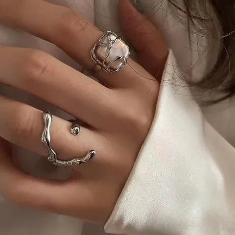 925 Sterling Silver Ring Adjustable Rings - EveryWares