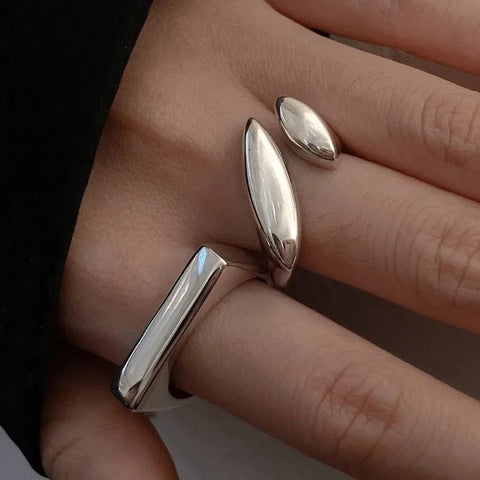 925 Sterling Silver Ring Adjustable Rings - EveryWares