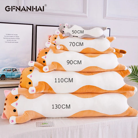 Soft Pillow for Sleeping Cushion Cartoon Stuffed Dolls Cats