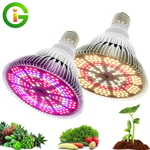 LED Grow Light 150Leds 200Leds Full Spectrum Sunlike E27 LED Growing Bulb For Indoor Hydroponics Flowers Plants LED Growth Lamp