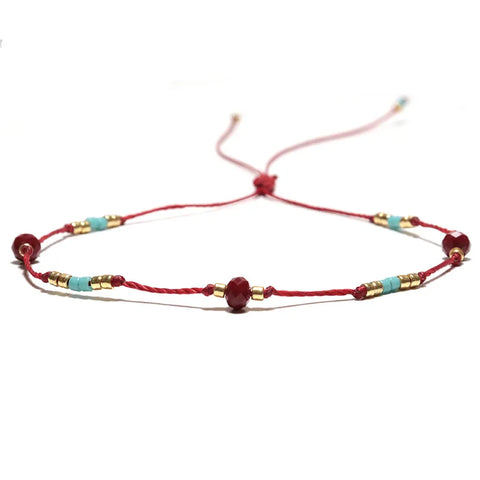 Nova moda tornozeleiras para mulheres menina ajustável bohemia pé corrente verão praia jóias halhal corda tornozelo perna braclet