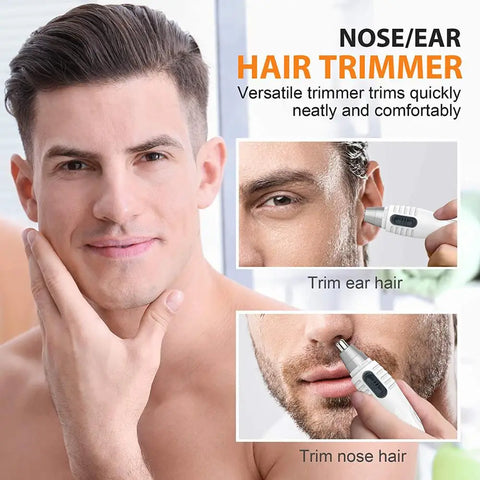 Cortadora de pelo para oreja y nariz, cortadora profesional indolora de cejas y vello Facial para hombres y mujeres, maquinilla de afeitar mrs xie