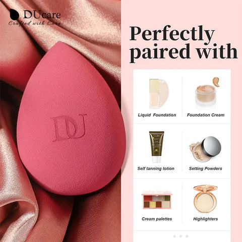Makeup Sponge Water Drop Cosmetic Makeup Puff Set For Foundation Concealer Cream Make Up Soft Sponge Puff Wet and Dry Use