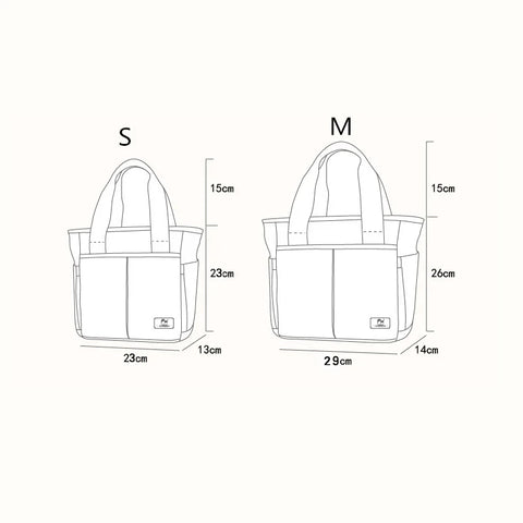 Multi-bolso saco de fraldas do bebê saco de enfermagem do bebê para carrinho de criança moda maternidade zíper bolsa de ombro para mãe múmia