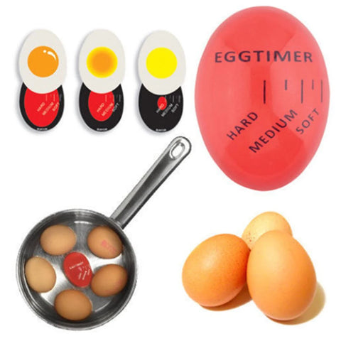 Perfect Egg Color Changing Timer Yummy Soft Hard Boiled Eggs Cooking