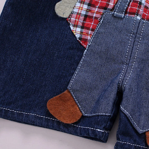 Niños Bebé Jumper Ropa Pantalones Pantalones cortos de mezclilla Jeans Monos Niño Monos infantiles Ropa Pantalones