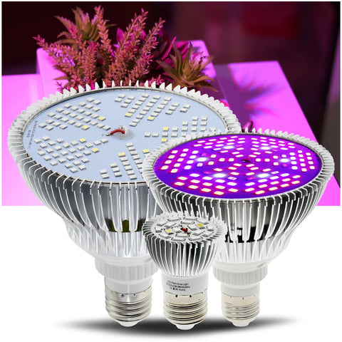 Luz LED de cultivo 150Leds 200Leds de espectro completo Sunlike E27 bombilla LED de cultivo para plantas de flores hidropónicas de interior lámpara LED de crecimiento