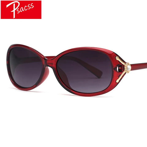 Gafas de sol polarizadas con perlas para mujer, elegantes gafas de sol retro de marca de diseñador vintage, UV400