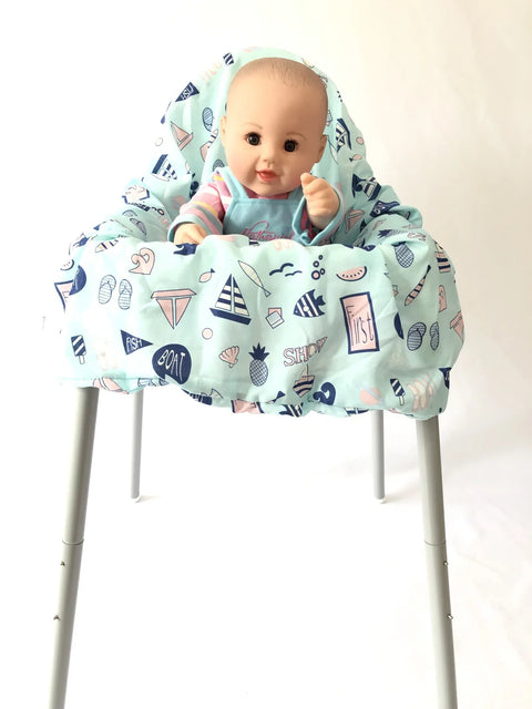 2in1 Trolley Cover/Highchair Cover for Baby Infant Toddler/Kids