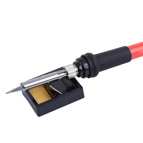 Mini Micarta Soldering Iron Stand Holder With Clean Sponge