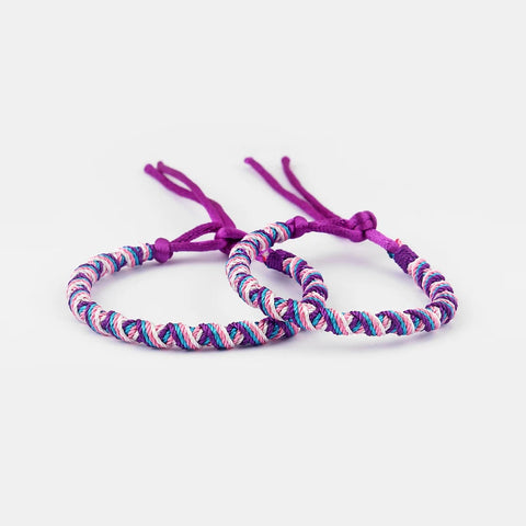 4Pcs Brazilian Woven Friendship Bracelet Handmade Braided String Adjustable