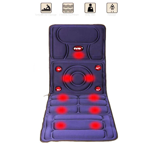 Body Massager Far Infrared Massage Pads Fatigue Vibration Mattress Cushion Health Care