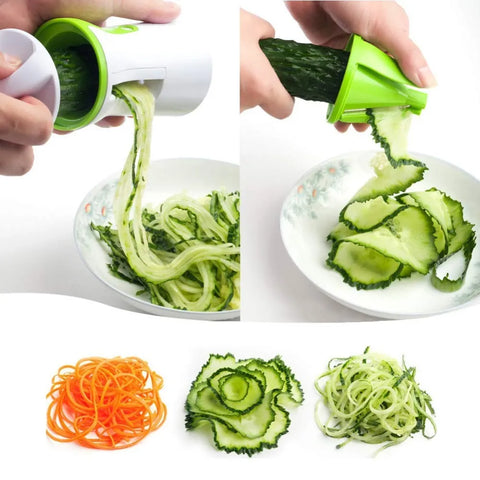 Portable Spiralizer Vegetable Slicer Handheld