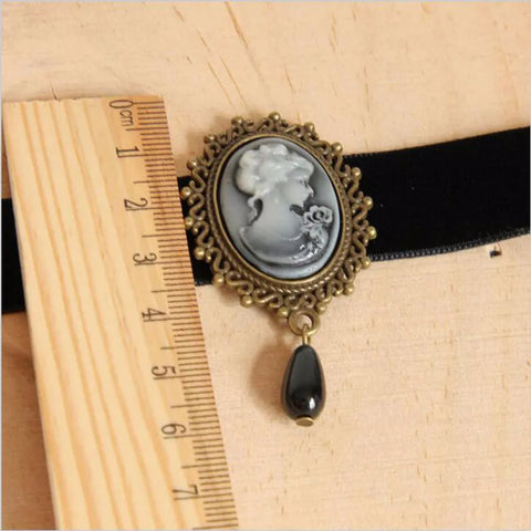 Vintage gothic jewelry lace necklaces and pendants women accessories choker