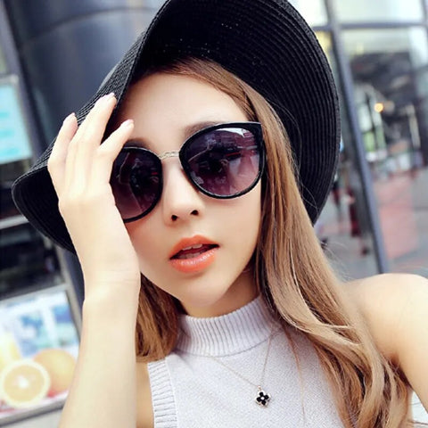 Óculos de sol feminino marca designer de moda de luxo