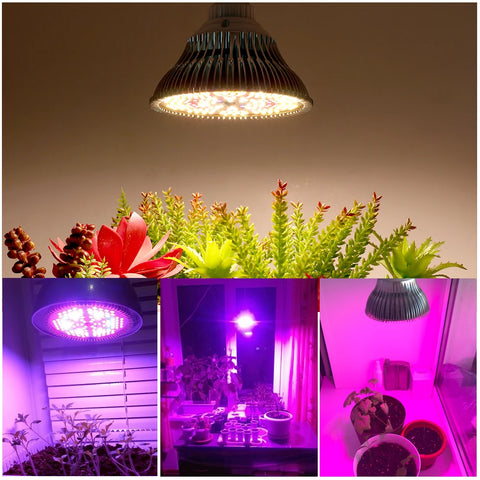 Luz LED de cultivo 150Leds 200Leds de espectro completo Sunlike E27 bombilla LED de cultivo para plantas de flores hidropónicas de interior lámpara LED de crecimiento