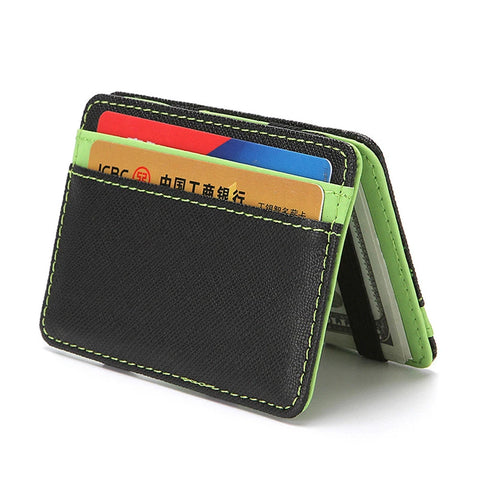 High-grade PU frosted leather magic wallet, soft and durable