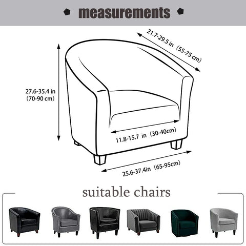 Capa poltrona slipcover com estampa geométrica capas de sofá pequenas