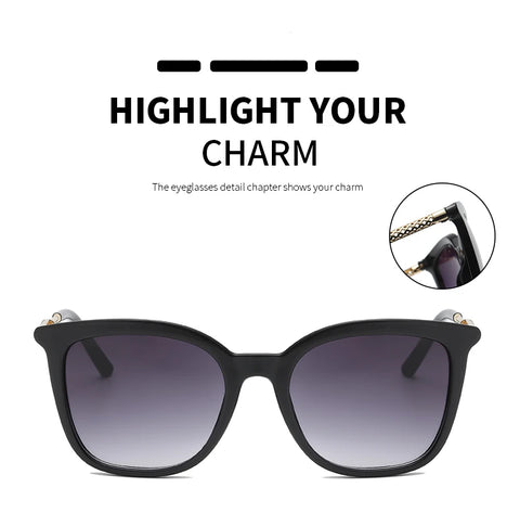 Classic Square Sunglasses UV400 Sun Protection