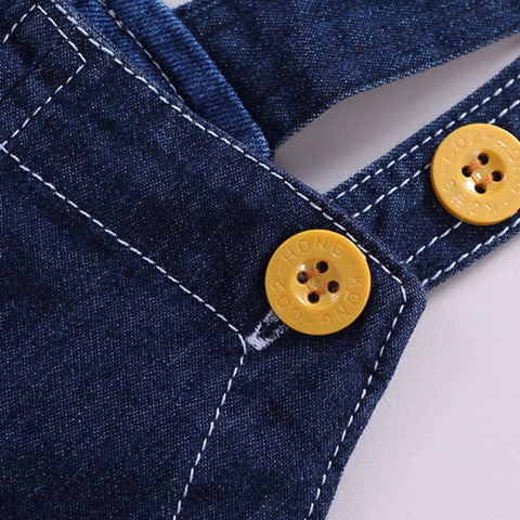 Niños Bebé Jumper Ropa Pantalones Pantalones cortos de mezclilla Jeans Monos Niño Monos infantiles Ropa Pantalones