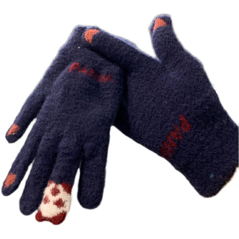 Women's Wind-Proof and Cold Protection Touch Screen Thickened Gloves