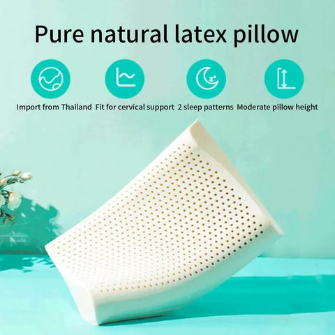 Thai Latex Pillow Natural Latex Pillow Memory Cervical Pillow Adult Sleeping Pillow