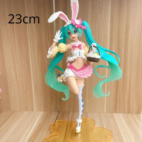 Hatsune Miku Figura de ação colecionável Estátua Estatuetas 14~25cm