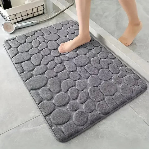 3D Embossed Non-Slip Bathroom Mat