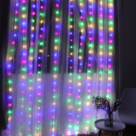 Battery LED String Lights USB Home Curtain Decoration