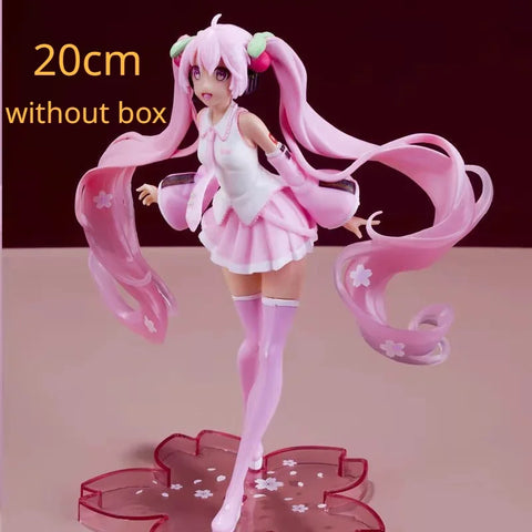 Hatsune Miku Figura de ação colecionável Estátua Estatuetas 14~25cm