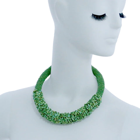 Chokers Necklace Handmade Small Beads Strands