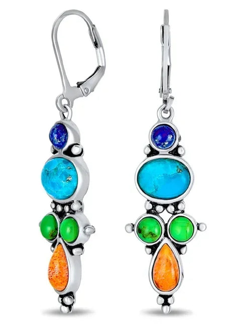 Boho Multicolor Jewelry Hook Pendant Earrings Different design