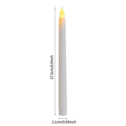 Flameless Pointed Candle Light  LED Candle Battery Powered Decorative