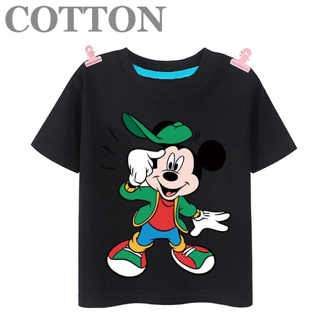 Camiseta de algodón de Mickey Mouse