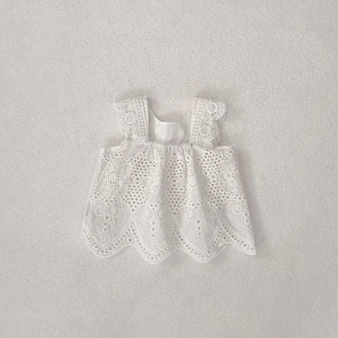 Princess Baby Girl Clothes 0-3Years Newborn Kids Solid Color Sleeveless Lace Vest Tops+ Bloomers Shorts 2PCS Summer Outfits Set