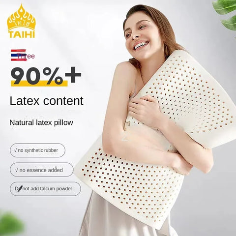 Orthopedic Latex Pillow Thailand Massage Memory Cervical Neck Pain Pillows Remedial Effectively Prevent Mites