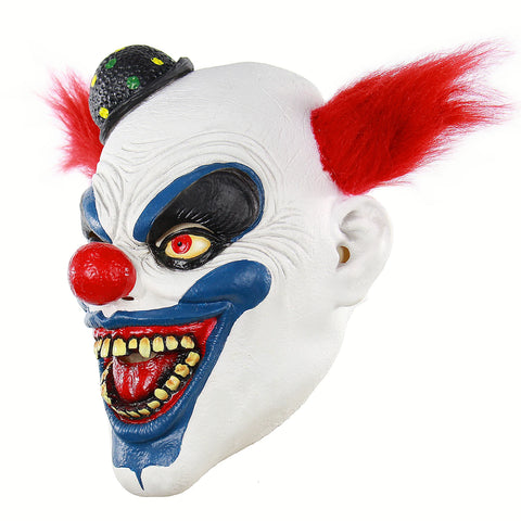 Adult  Evil Clown Latex Mask Halloween Costume