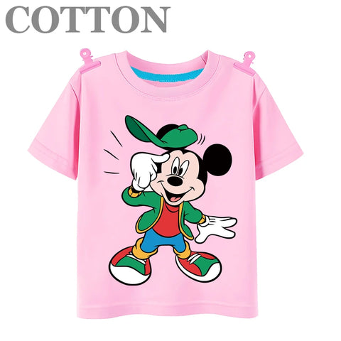 Camiseta de algodón de Mickey Mouse