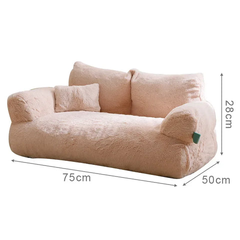 Cama de luxo para animais de estimação ninho inverno quente sofá casa confortável cama para animais de estimação para gatos pequenos cães filhote de cachorro cama cães canil suprimentos para animais de estimação