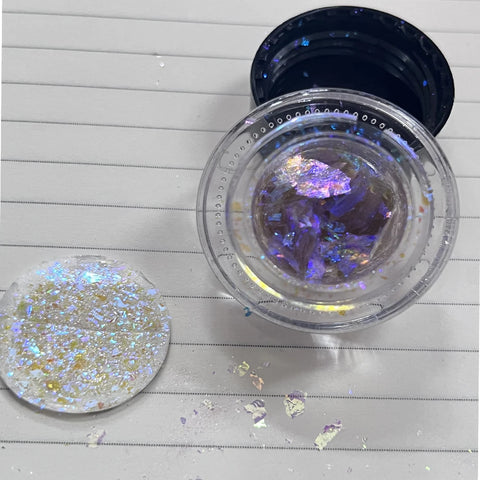 Nail Powder Ice Crystal Fragments