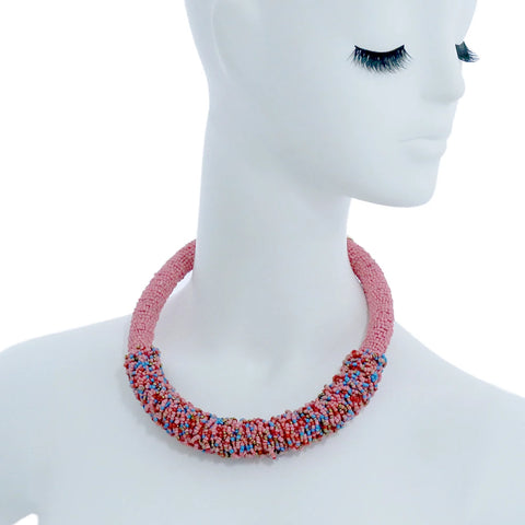 Chokers Necklace Handmade Small Beads Strands