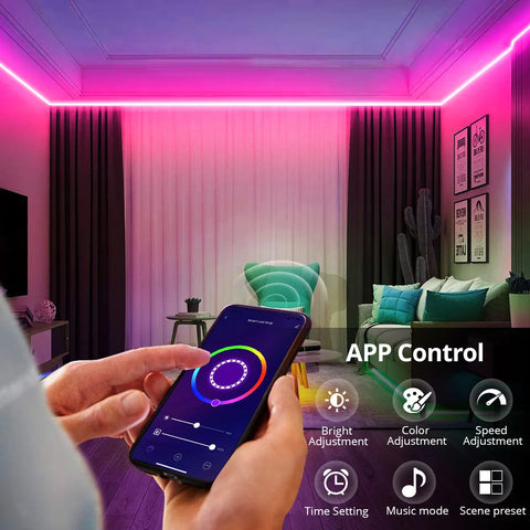 Faixa LED de néon com aplicativo Smart Life