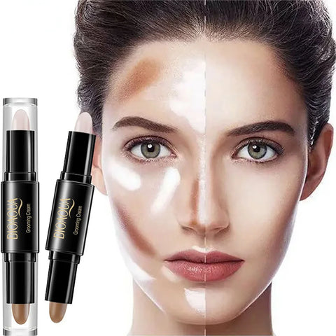 Base de maquiagem profissional de alta qualidade Creme para base de rosto Corretivo Contorno para rosto Bronzer Beleza