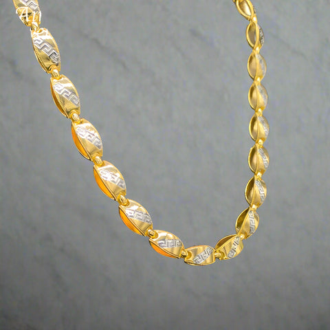 24inch Gold Plated Jewelry Set Chain Bracelet African Jewelry