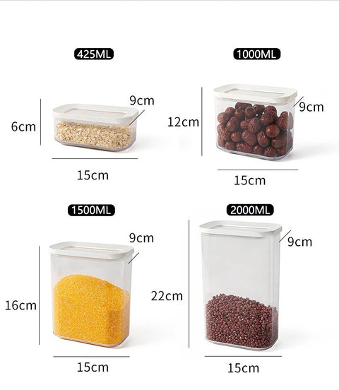 Storage Container Box Moisture-proof Kitchen Organizer