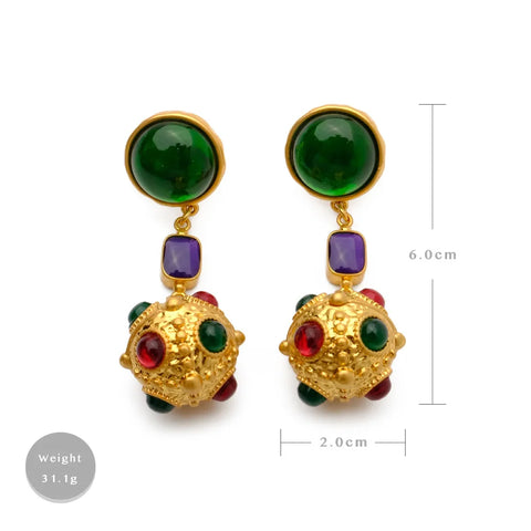 Luxury Jewelry Fashion Vintage Glazed Medieval for Women